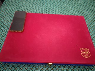 Estuche de cubiertos del barça
