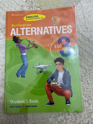Libro de ingles de 3 eso marca Burlington