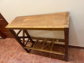 Mueble de entrada de madera