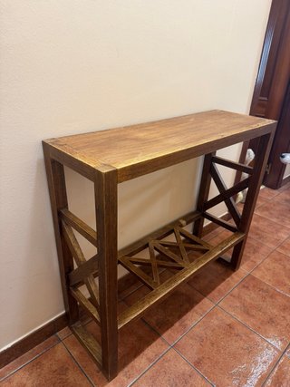 Mueble de entrada de madera