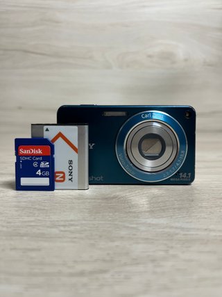 Cámara Sony Cyber-shot DSC-W350 Azul