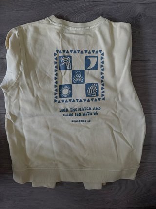 Sudadera Scalpers amarilla niño/ TALLA 14