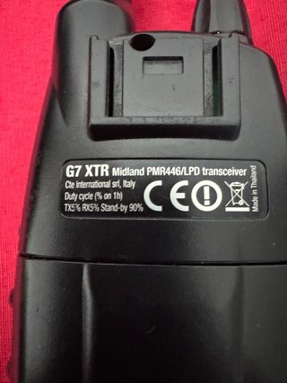 Coppia Walkie Talkie Midland G7