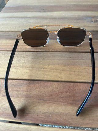 Gafas de sol caballero doradas y marrones