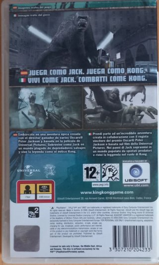 3 Juegos PSP: Pinball, Poker, King Kong