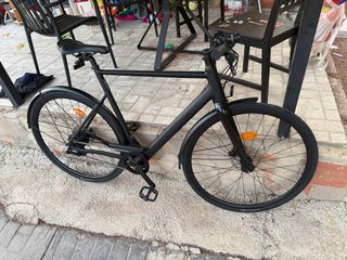 Bicicleta Eléctrica Paseo Fixie Negra Btwin