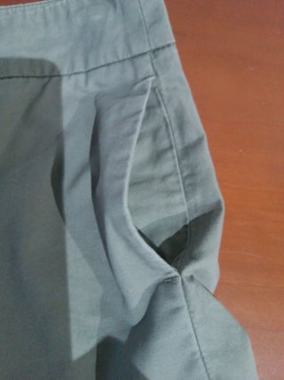 Pantalón corto mujer verde