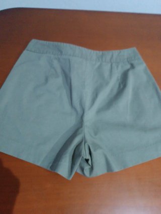 Pantalón corto mujer verde