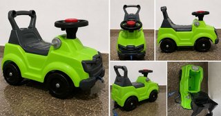 Coche correpasillos infantil verde