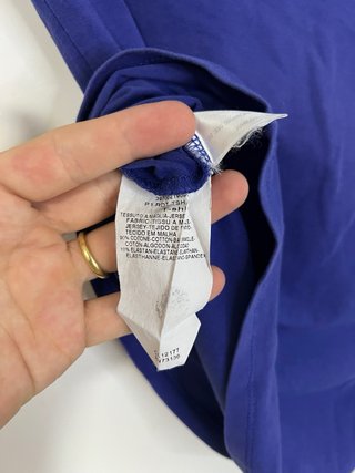Max Mara T-shirt Cotone Viola Taglia S