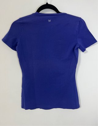 Max Mara T-shirt Cotone Viola Taglia S