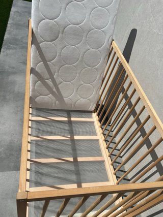Cuna IKEA SNIGLAR Madera Maciza + Colchón