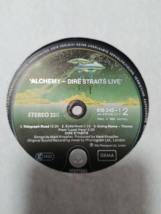 LP Dire Straits Alchemy Live