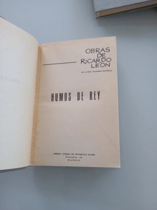 Pack 3 libros antiguos Ricardo León - Obras