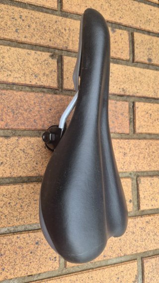 Sillín deportivo bicicleta negro