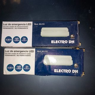 Lote 2 Luces de Emergencia LED Mod. 80.210