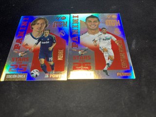 Panini Stars on 25 Modric y Cristiano Ronaldo