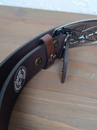 Cintura country Western con Aquila e Bandiera