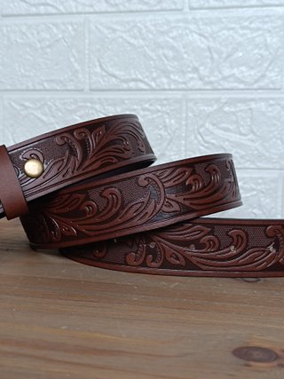 Cintura country Western con Aquila e Bandiera