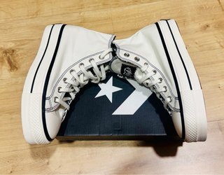 Converse Plataforma Blancas Talla 37