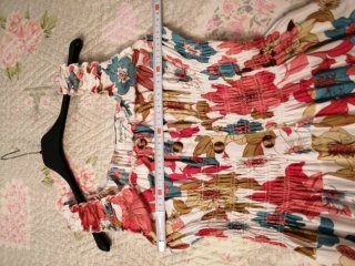 Vestito lungo floreale donna