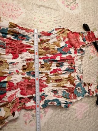 Vestito lungo floreale donna