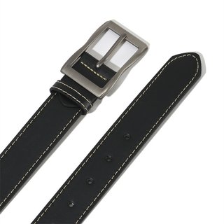Cinturón Negro Hebilla Rectangular 120cm