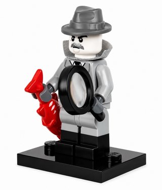 Caja Minifigura Lego Serie 25 Detective...