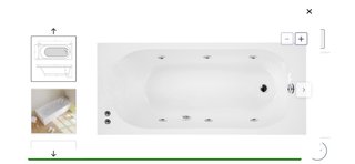 Bañera hidromasaje SANYCCES Nerea 170x75