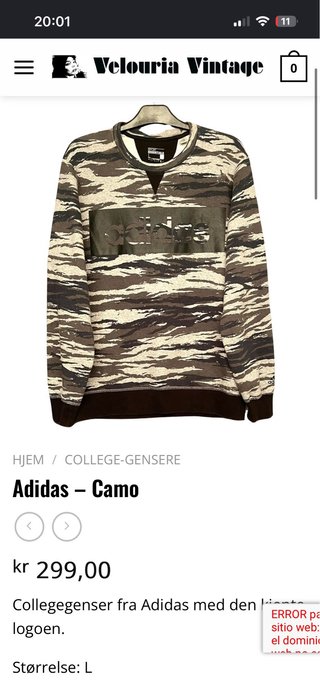 Adidas Originals Camiseta/Sudadera Camo Essentials