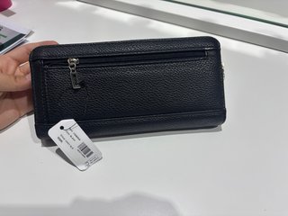 Monedero Guess Grande Negro Est 1981 Sin Usar