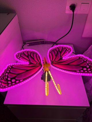 Lámpara Mariposa Móvil LED
