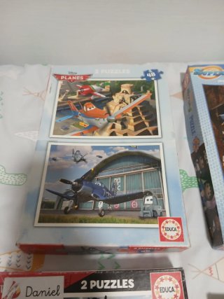 Lote Puzzles y Juego Educativo Infantil