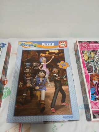 Lote Puzzles y Juego Educativo Infantil