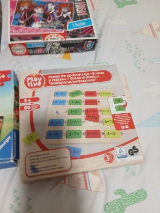Lote Puzzles y Juego Educativo Infantil