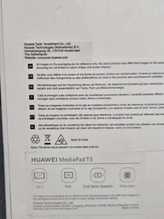 Huawei MediaPad T5 10 2+16GB SIN ABRIR
