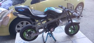 Mini Moto MV Agusta Negra y Azul