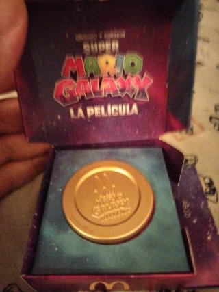 Moneda Dorada Super Mario Galaxy McDonald's