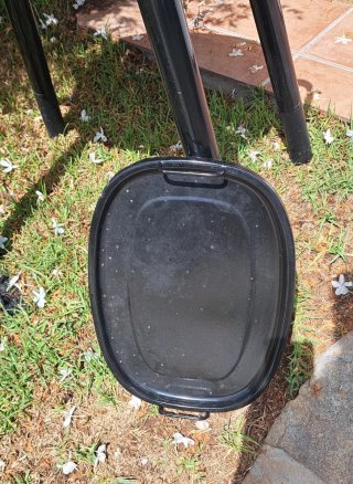 Barbacoa de carbón negra de ikea