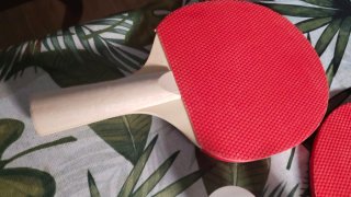 Set 2 raquetas ping pong + 2 pelotas