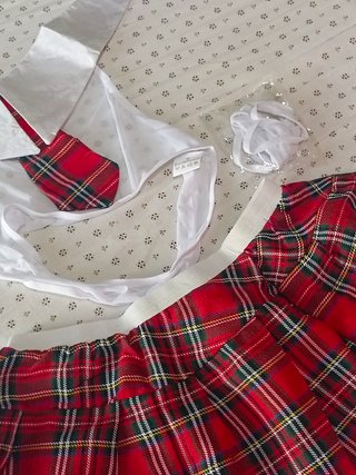Set Lingerie Scolara - Taglia Unica