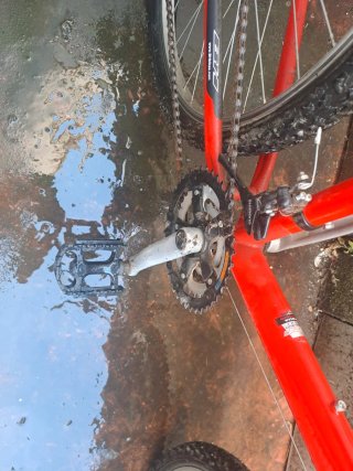 Bicicleta BH Roja y Blanca