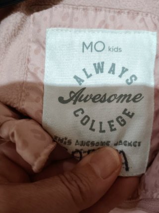 Chaleco acolchado niña estampado