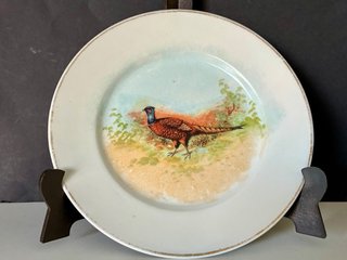 🇫🇷 Platos Limoges de Porcelana con Faisán