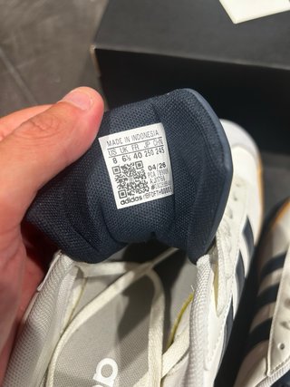 Adidas Court Team Bounce Zapatillas Blancas Azules