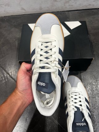Adidas Court Team Bounce Zapatillas Blancas Azules