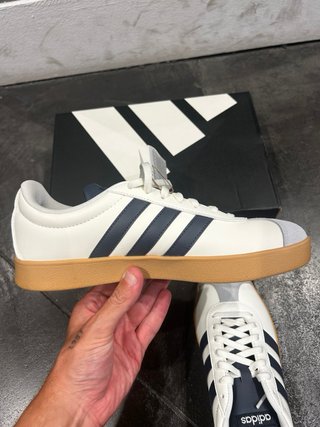 Adidas Court Team Bounce Zapatillas Blancas Azules