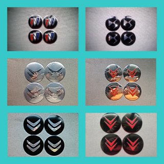 Pegatinas 56mm tapabuje centro rueda Citroen Buick