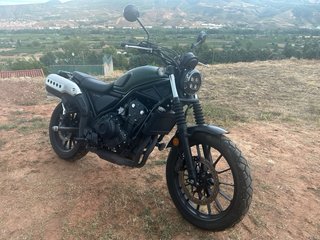 Honda CL500 Naked Verde/Negra
