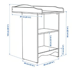 Cambiador IKEA Smågöra Blanco